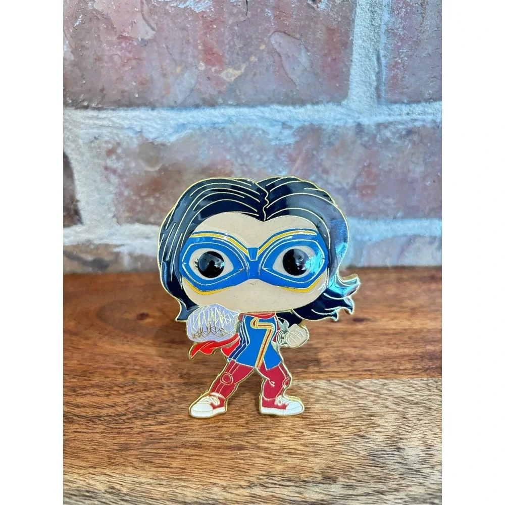Funko Pop! Pin Ms. Marvel Enamel Pin SE Target Exclusive, Quick Ship! Good Cond!